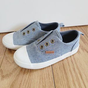 Old Navy Slip On Denim Sneakers Unisex Toddler Size 8